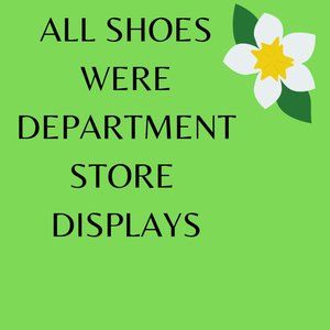 Department Store Display Shoes